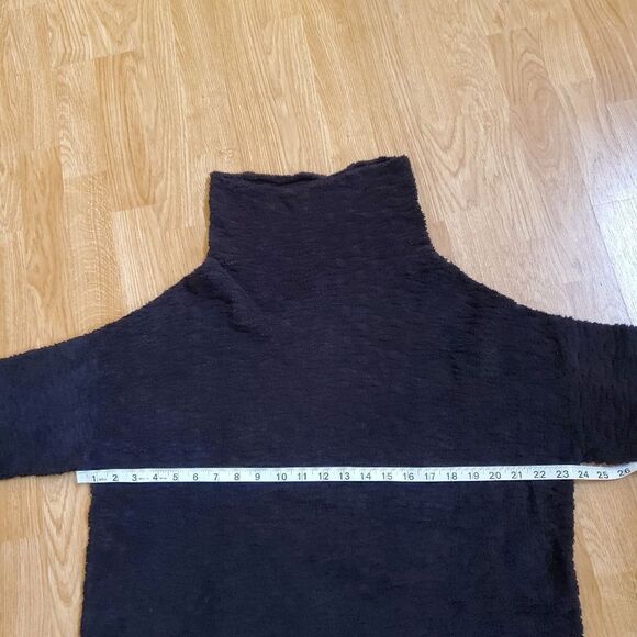 Eileen Fisher Textured Cowl-Neck Sweater in Black - Picture 12 of 13